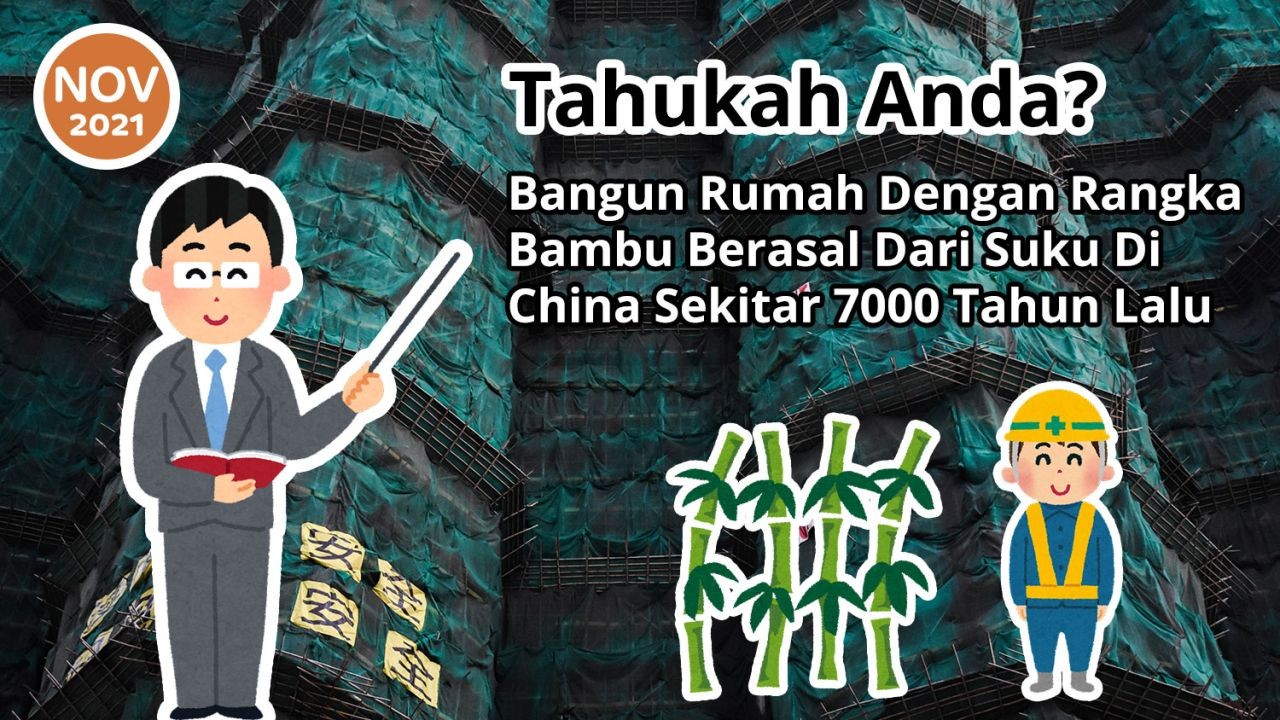 Tahukah Anda? Bangun Rumah Dengan Rangka Bambu Berasal Dari Suku Di China Sekitar 7000 Tahun Lalu