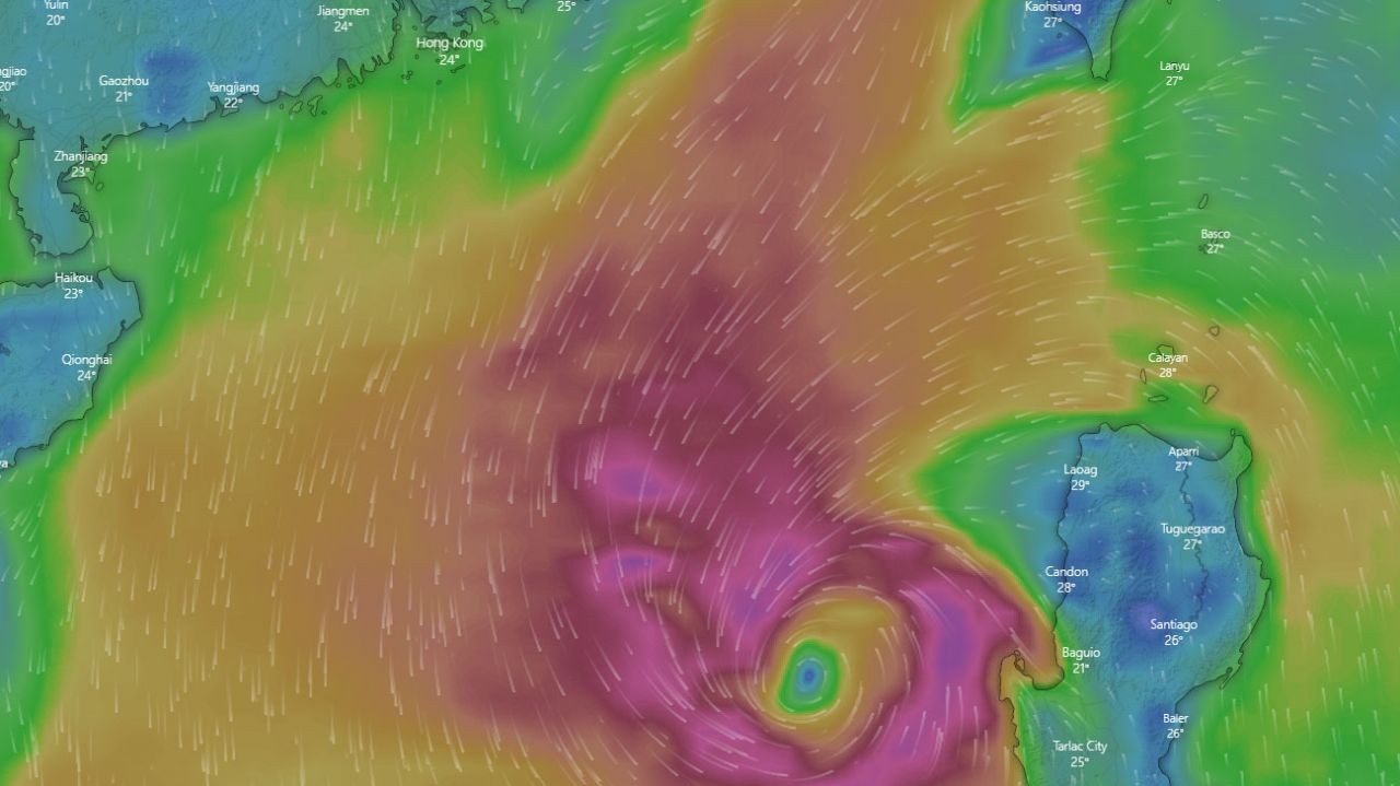 Topan Tropis Saudel Memasuki 800 KM Wilayah Hong Kong